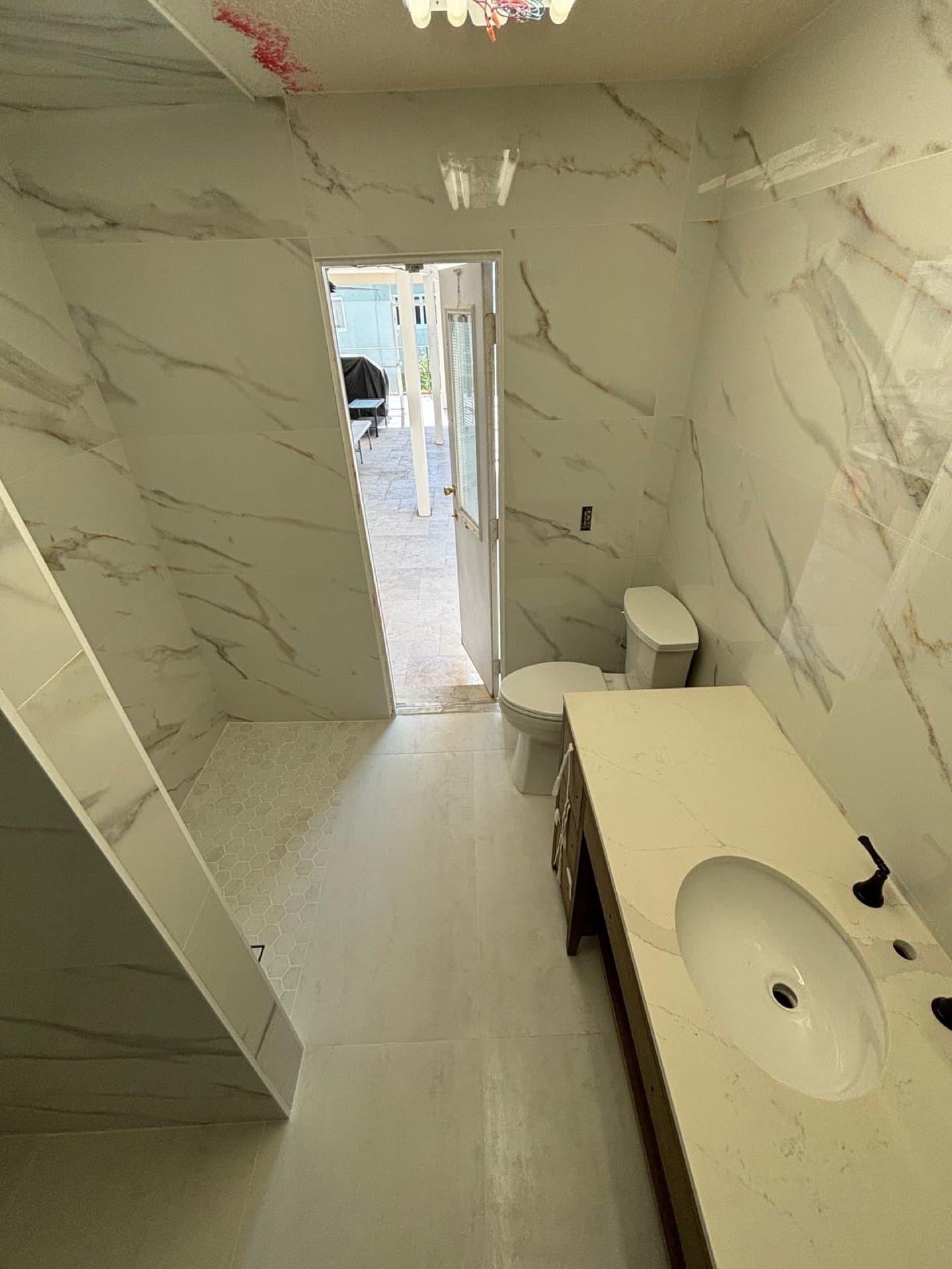 Full Bath Renovation with Exterior Access