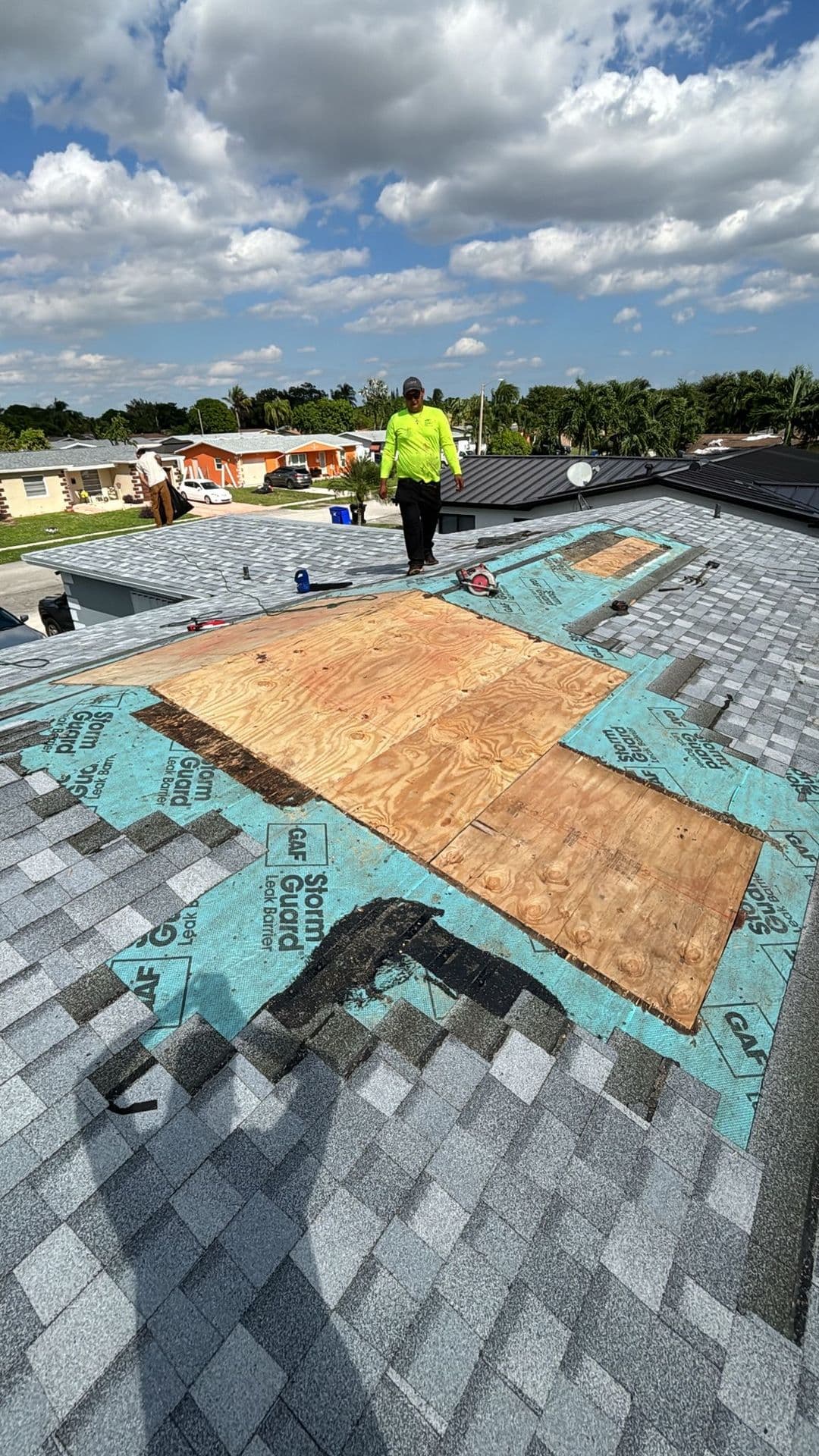 Roof deck repair and re-decking by Ehani Construction